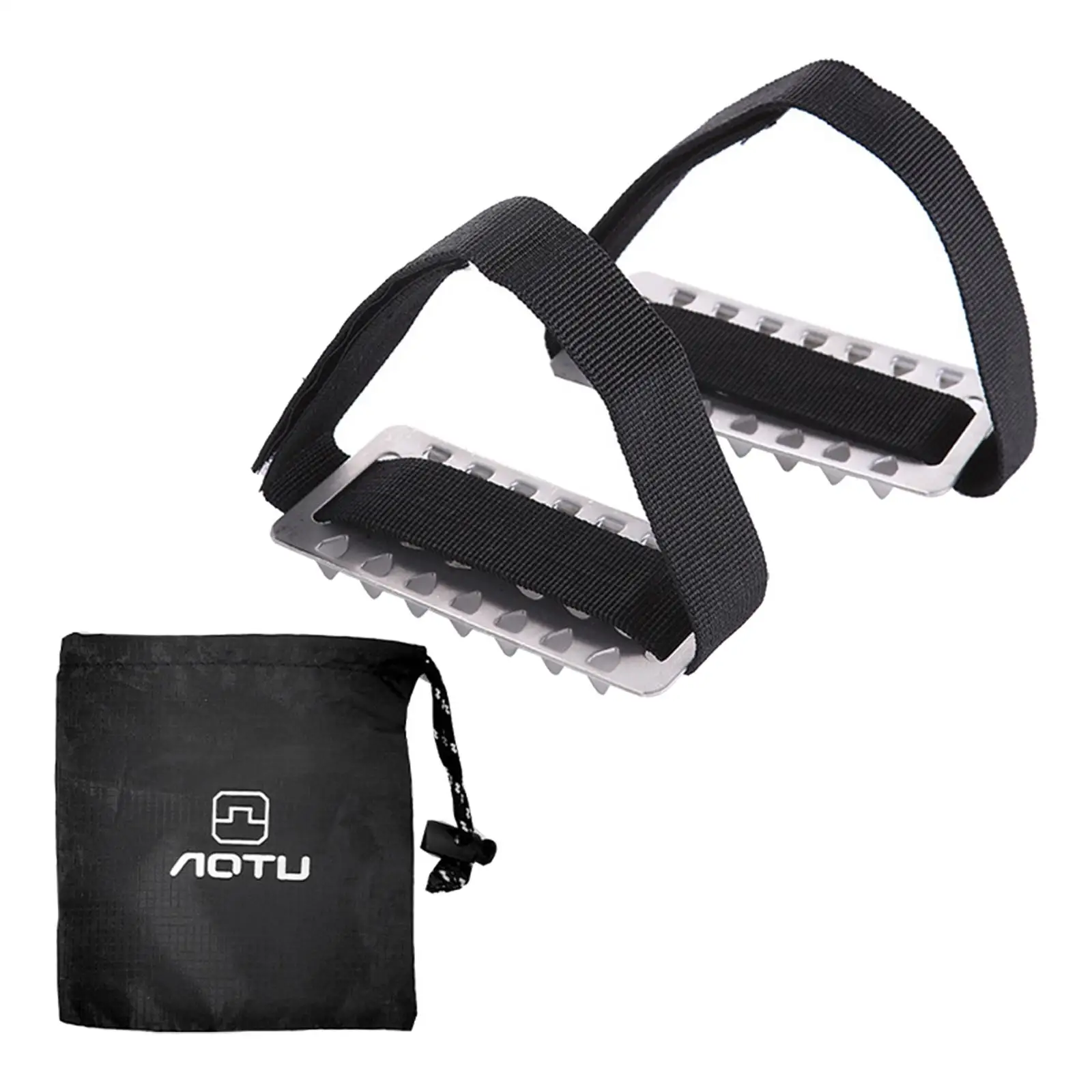 أشرطة الأحذية ذات المسامير للأحذية للثلج والمرابط الأشرطة الجليدية خفيفة الوزن غير قابلة للانزلاق