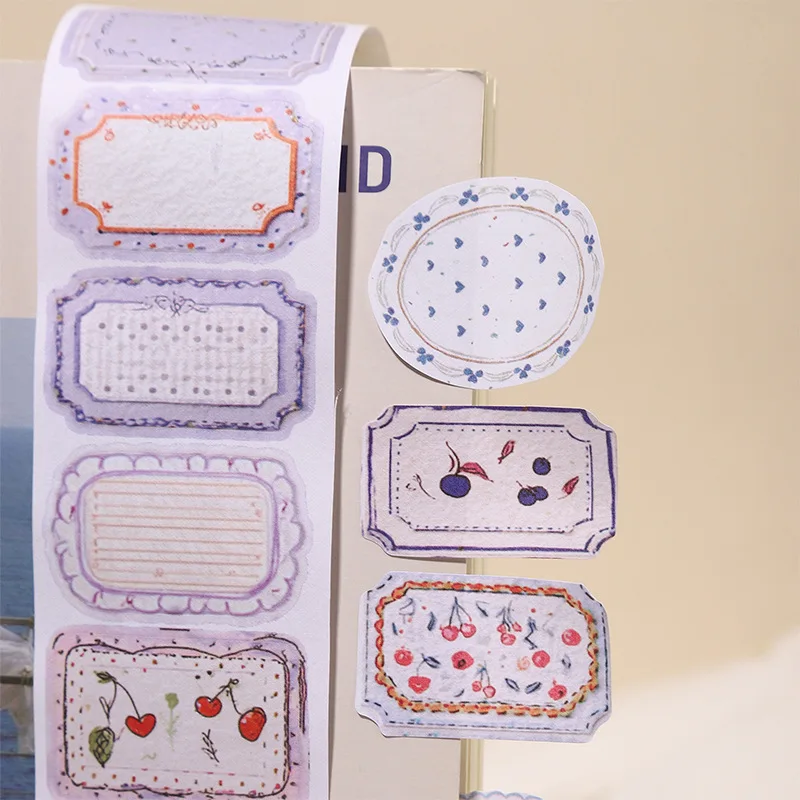 1 Stück/1 Set Dekorative Klebebänder Etiketten-Agglomerat Junk Journal DIY Papier Japanische Maskierungsstreifen Scrapbooking-Aufkleber