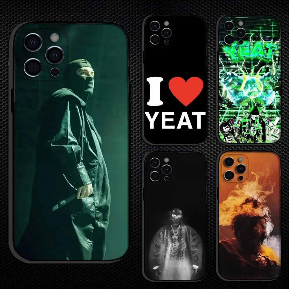 

Y-Yeat Rapper AfterLyfe Phone Case For iPhone 16,15,14,13,12,11 Plus,Pro Max, Others Soft Black Cover