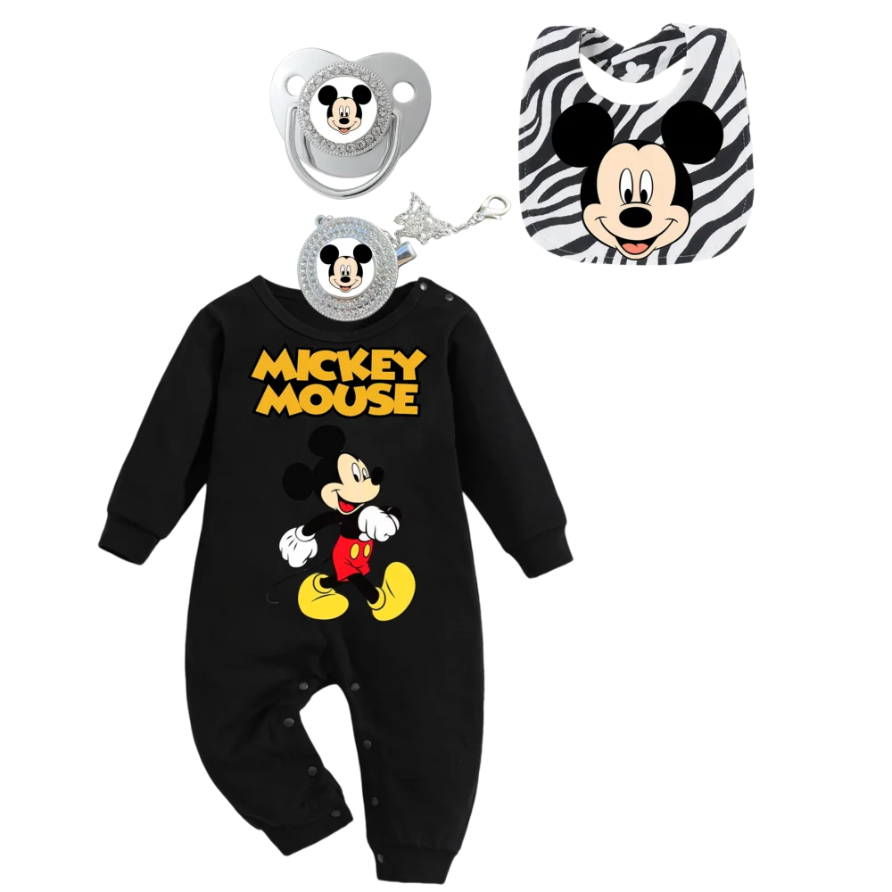 Nowe śliniaki dla niemowląt 4 sztuki chusteczki dla niemowląt smoczki dla niemowląt kombinezony do raczkowania z długim rękawem dla niemowląt ręczniki dla niemowląt odzież dla niemowląt