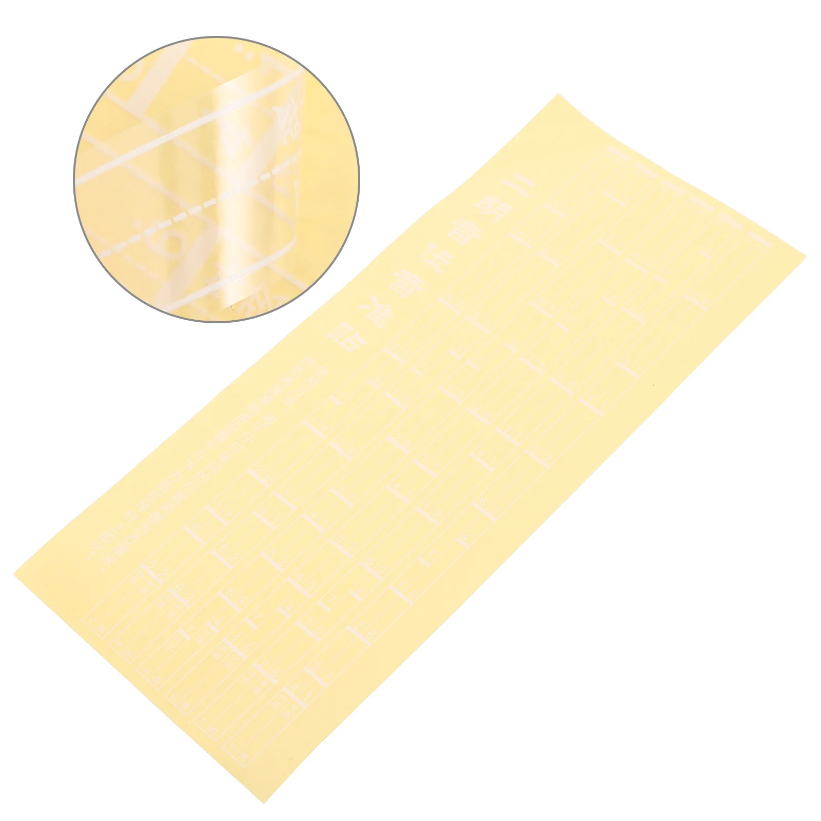 

Erhu Beginner Note Stickers Fretboard Decals for Accurate Practice Scale Finger Position Learning Tool Fretboard