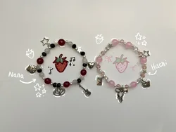 Best friends matching beaded bracelets, gift idea, coquette, bff, cute, jewelry