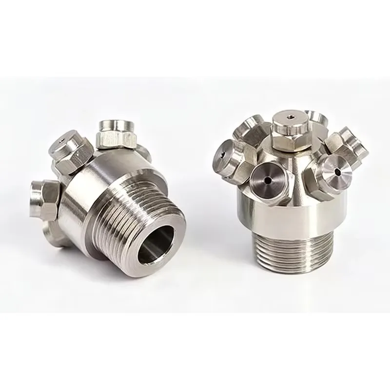 

Stainless steel brass high pressure thread external thread rotating ball nozzle