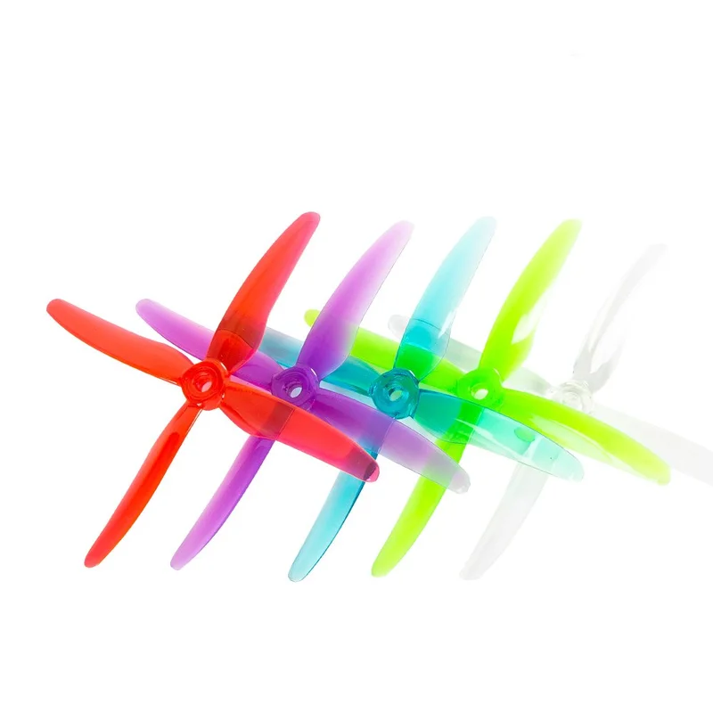 

12 пар 24 шт. GEMFAN 51455 Hurricane X 4 лопасти пропеллер FPV Prop 5 мм монтажное отверстие для RC FPV гоночного дрона
