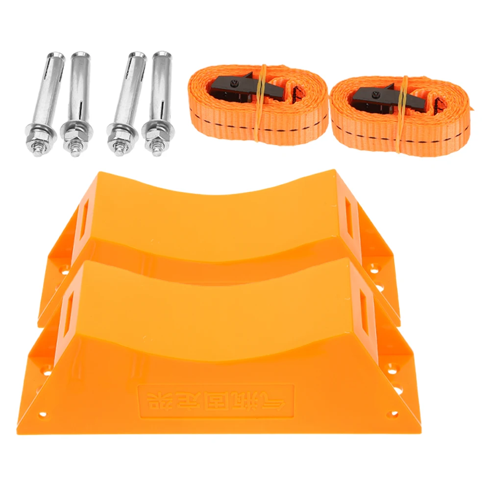 

2pcs Gas Cylinder Holder Plastic 40LABS Oxygen Tank Bracket Propane RV Truck Bed Storage Frame Mount Hardware