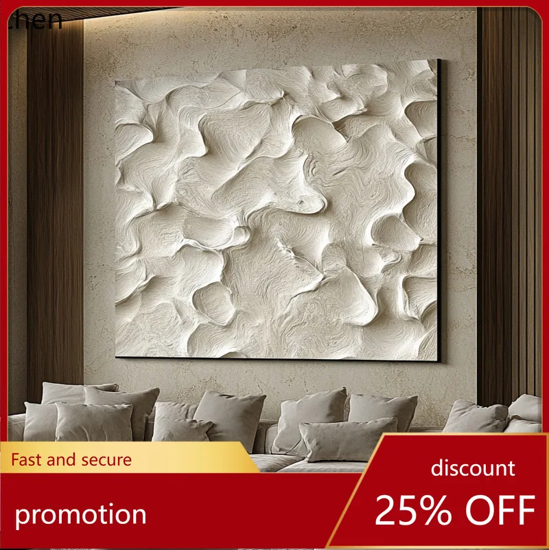 ZML's new living room decorative painting is a high-end sofa background wall hanging painting with a minimalist design
