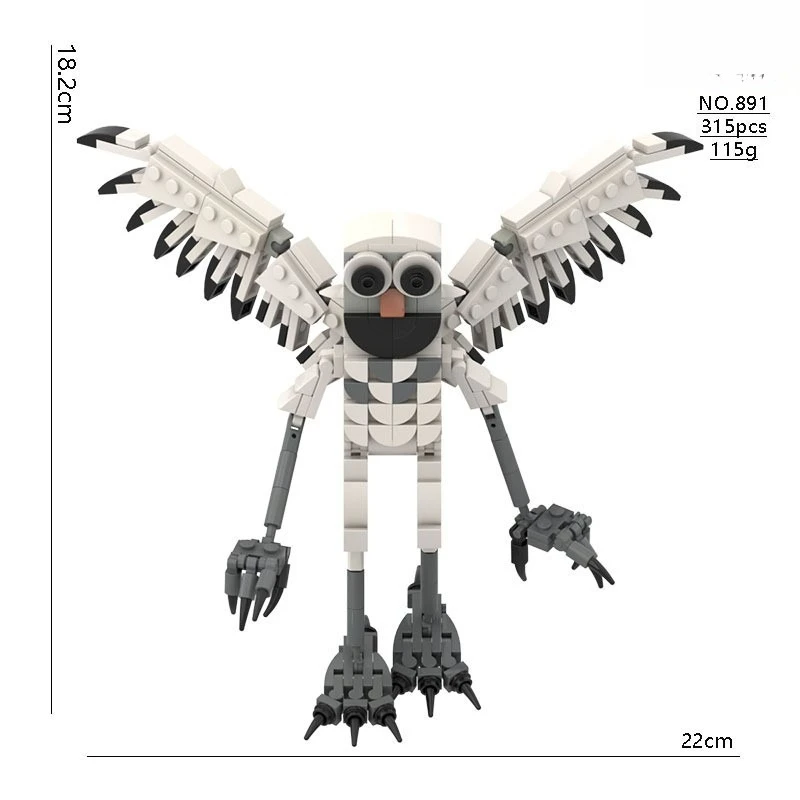 Monstro modelo blocos de construção montagem floresta animais mutantes fantasia figura tijolos ornamentos brinquedo diy presentes do feriado do miúdo