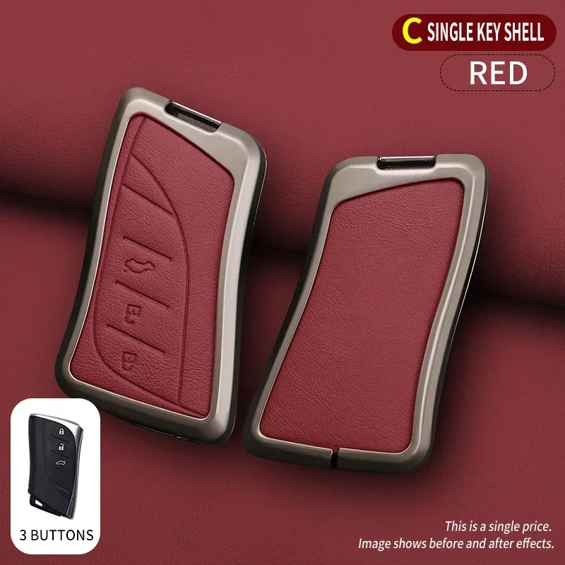Car Key Case Cover For Lexus CT200H GX400 GX460 IS250 IS300C RX270 ES240 ES350 LS460 GS300 450h 460h Shell Interior Accessories