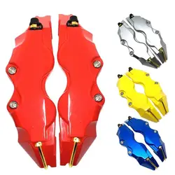 2PCS Car Caliper Covers for Brake Disc Sticker Protector Front and Rear Brake Racing Car Styling Wheel Modification