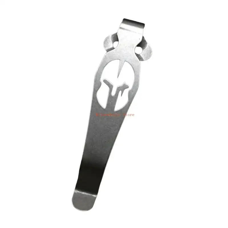 

F62A Titaniums Alloy Butterfly Knifee Back Clip Pocket Clamps Folding Knifee Grip DIY Making Accessories Parts