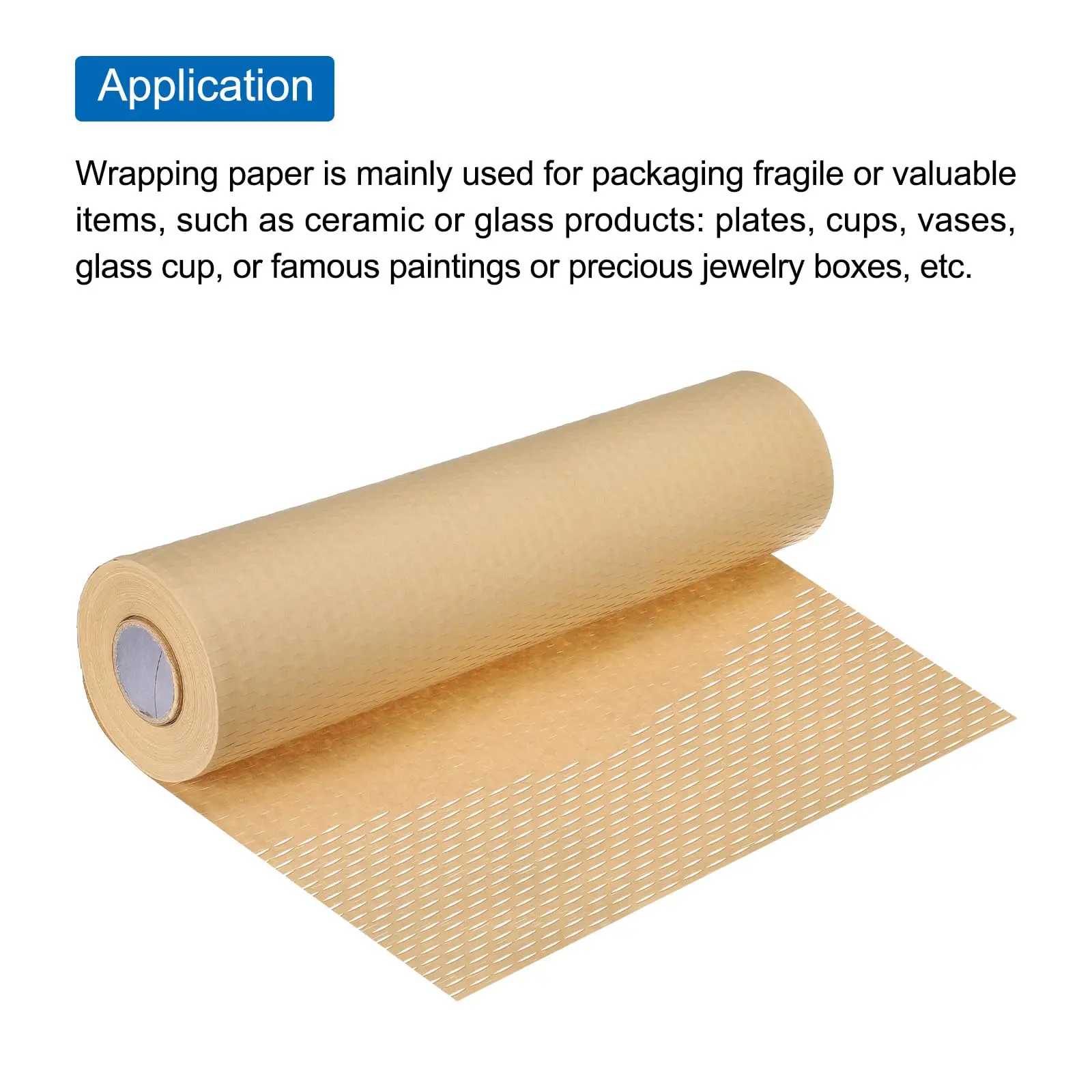 Brown 50cmx10m environment-friendly honeycomb paper used for cushioning transportation gift Etc packaging