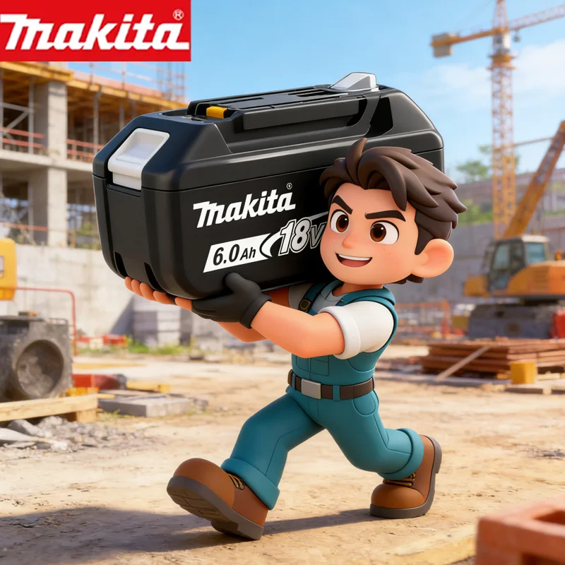 

Makita 18V battery for Makita 18V power tools The 18V Makita BL1860B rechargeable battery can replace BL1850B LXT400