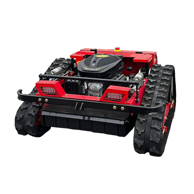 Customizable Garden Lawn Weeding Robot Farm Fully Automatic Remote Control Tracked Lawn Mower Free Delivery