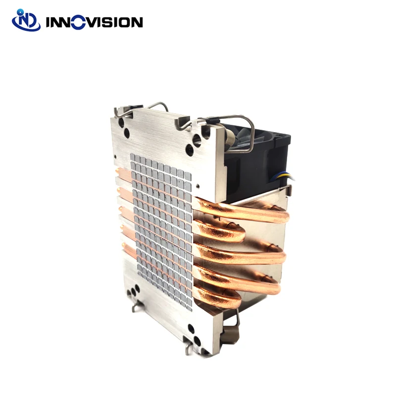 LGA4189 2U アクティブ CPU クーラー 5 銅ヒートパイプ 6025MM PWM ダブルボールファン TDP 最大 300W インテル 4189 プラットフォーム用
