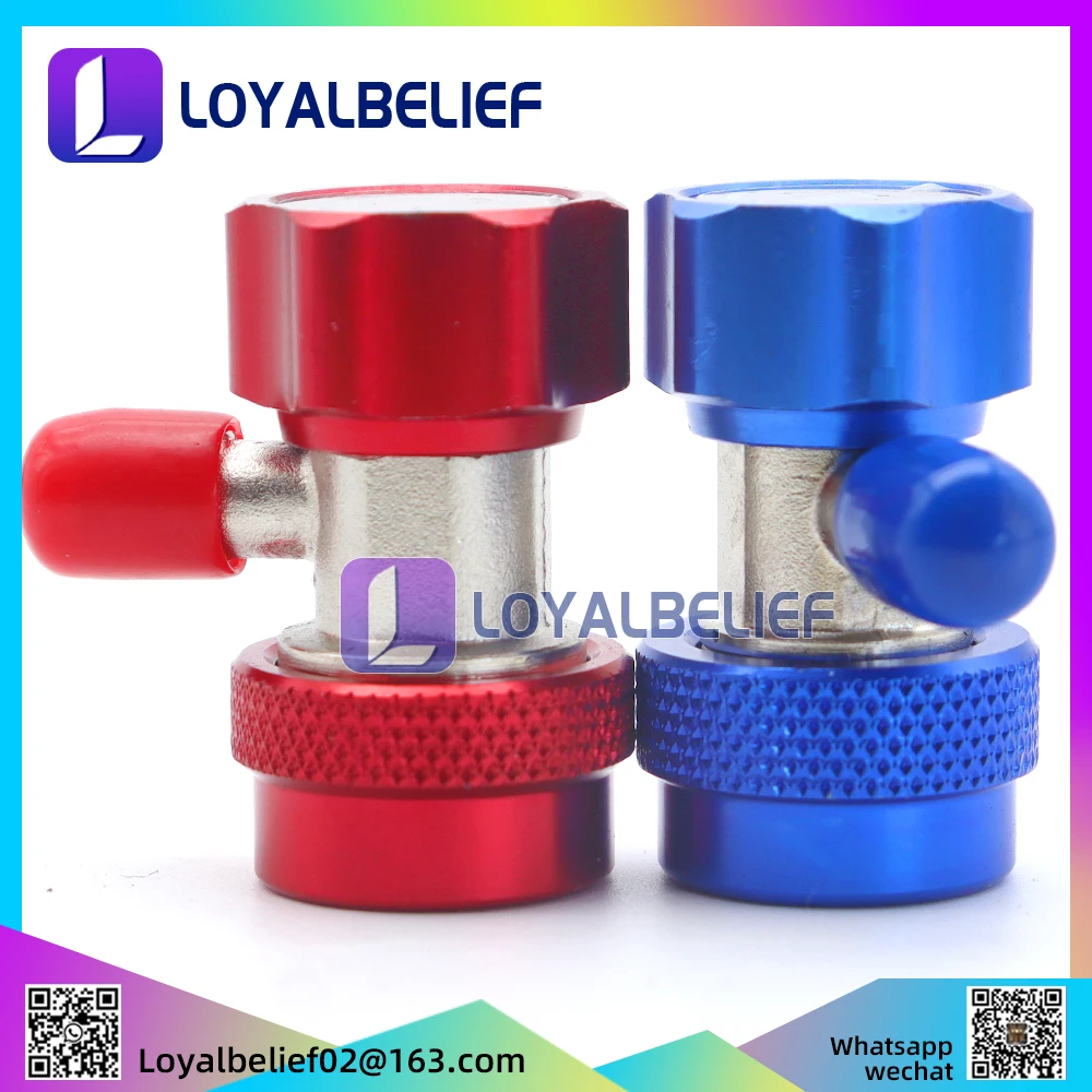 

Для AC R134A 1 пара HL Freon автоматический разъем для быстрого соединения адаптеры для кондиционера хладагент регулируемый манометр