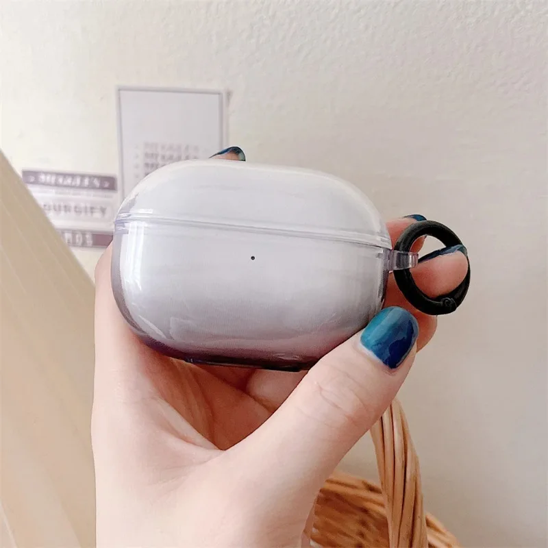 For Xiaomi Redmi Buds 5 Pro Case Gradient Colorful Transparent Soft Silicone Headphone Case Earphone Clear Cover For Buds 5 Pro