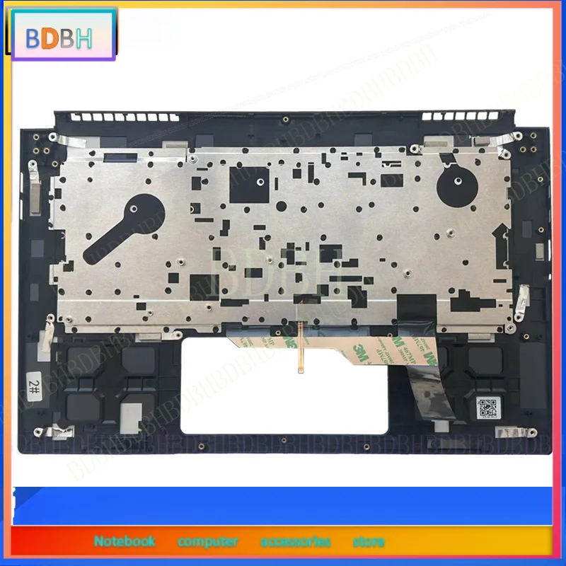 New For MSI Prestige 15 P15 MS-16S3 Upper Case Palmrest Cover Backlit Keyboard