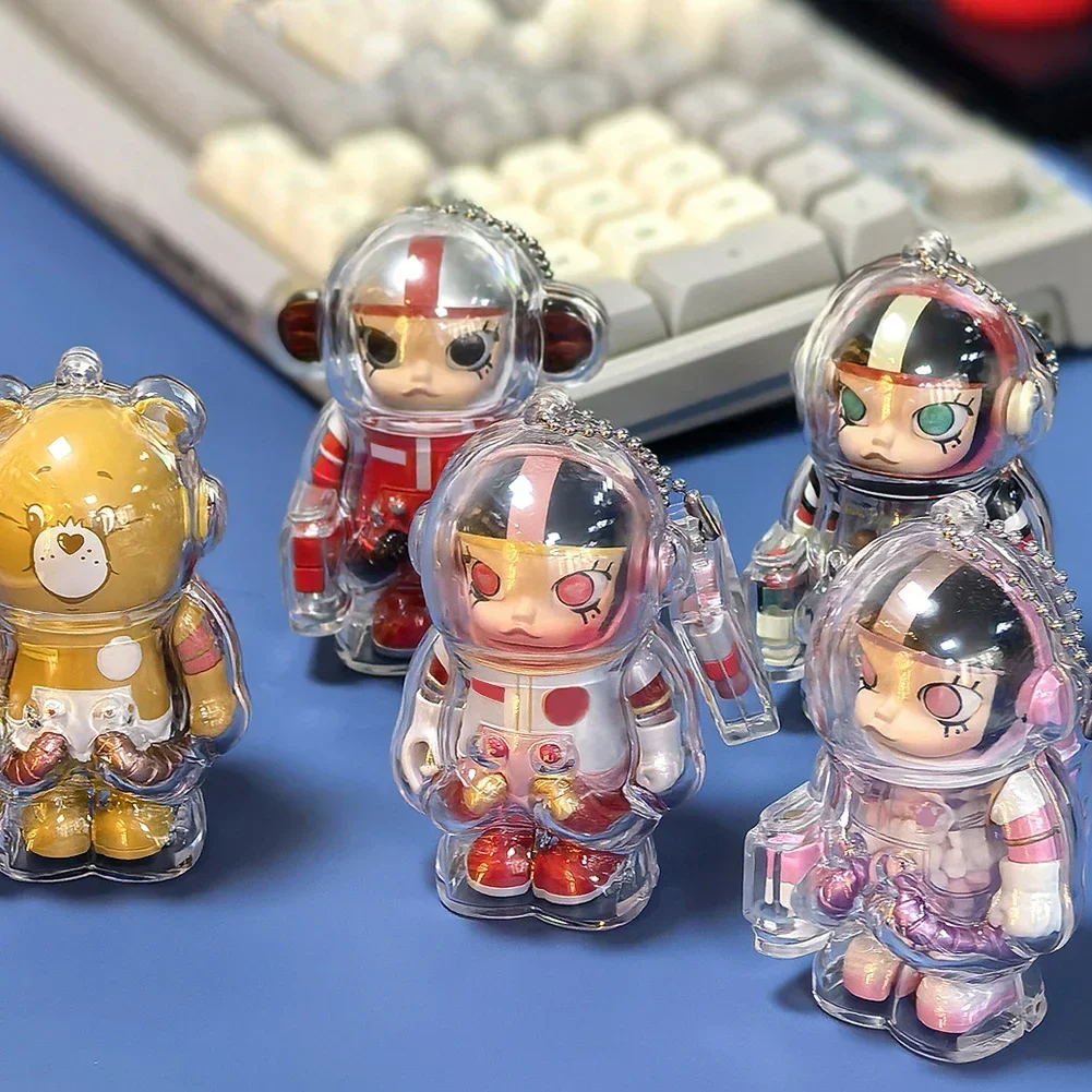 モリーぬいぐるみ用プラスチックディスプレイバッグ透明ポータブルケーブルオーガナイザーボックス保護アクリル収納ケース人形なし