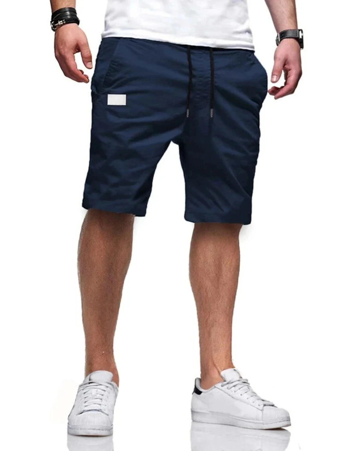 Shorts hip hop décontractés en coton pour hommes, capris d'été, shorts de sport de course, pantalons de rue, pantalons à jambe droite, haute qualité, nouvelle mode