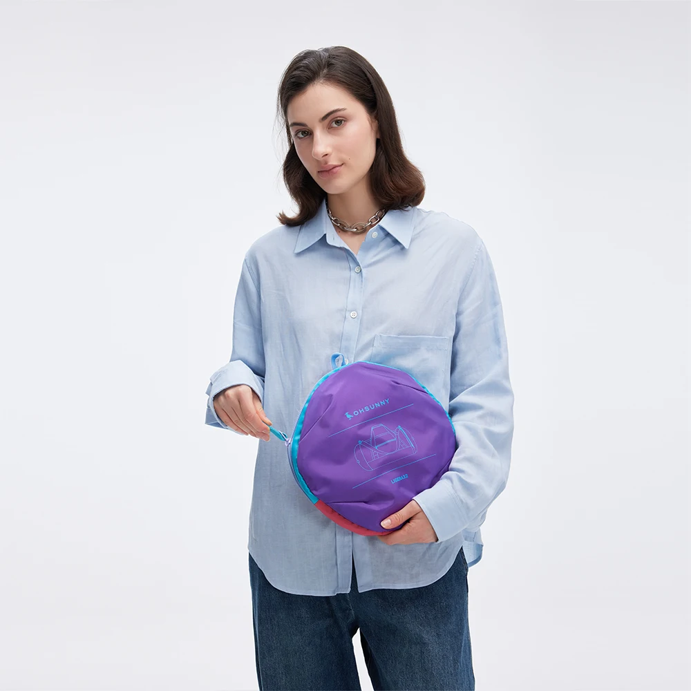 Ohsunny Convertible Tote Bag Backpack,Women's Fashion Random Colors Handbag Outdoor Durable Hiking Camping Packable Storage Bags