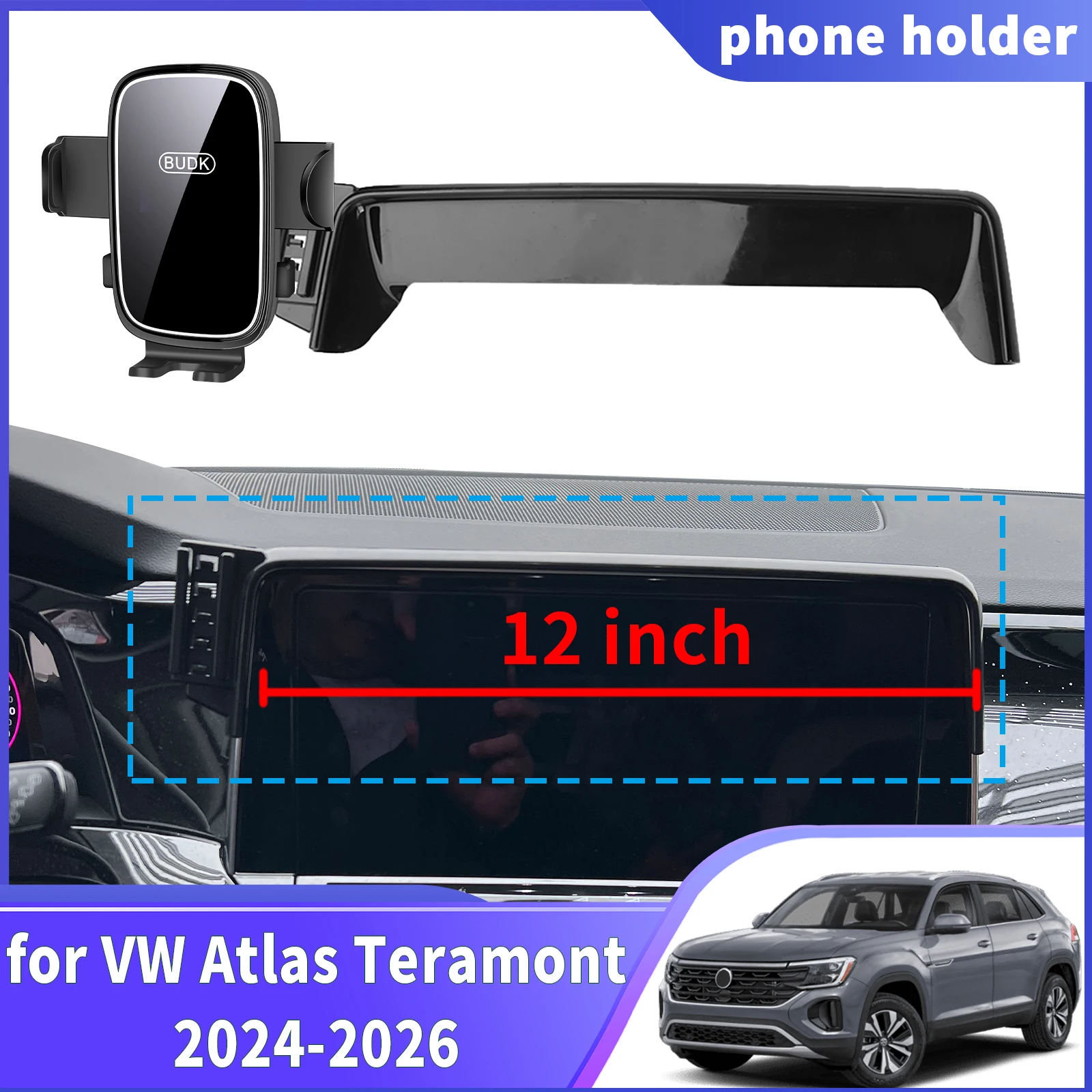 

fit for VW Atlas Teramont 2024 2025 2026 ​​Navigation Phone Holder Mount Customized Car accessoires