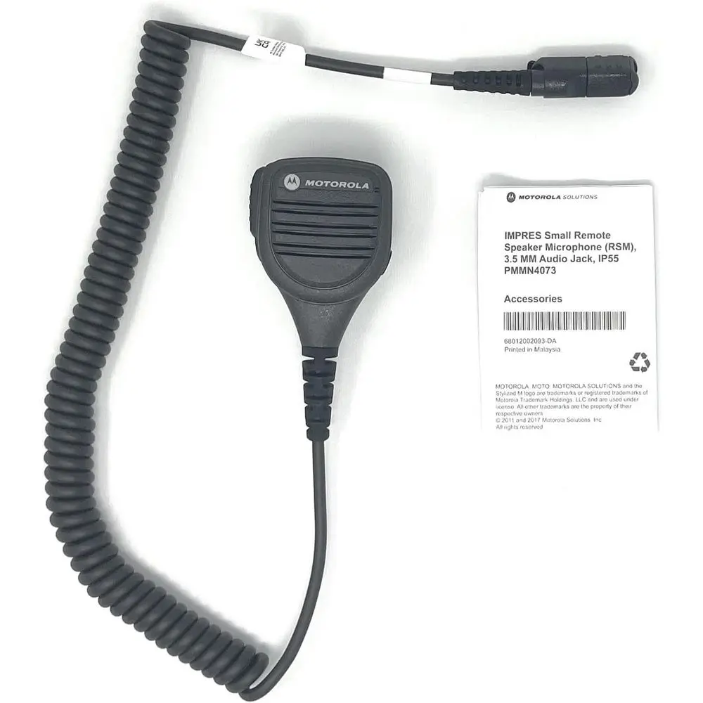 IMPRES Compatible Windporting Remote Speaker Microphone