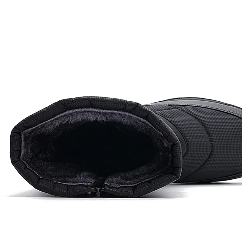 أحذية الثلوج الشتوية للرجال والنساء، أحذية طويلة دافئة، أحذية رياضية خارجية مقاومة للماء لمنتصف الساق، أحذية ثلج متينة، أحذية كاجوال #5