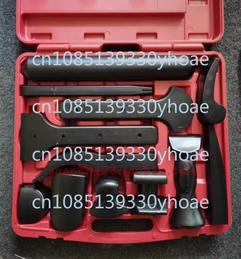 12 pieces sheet metal stopper set, pad plastic steel material, repair sheet metal depression repair tool