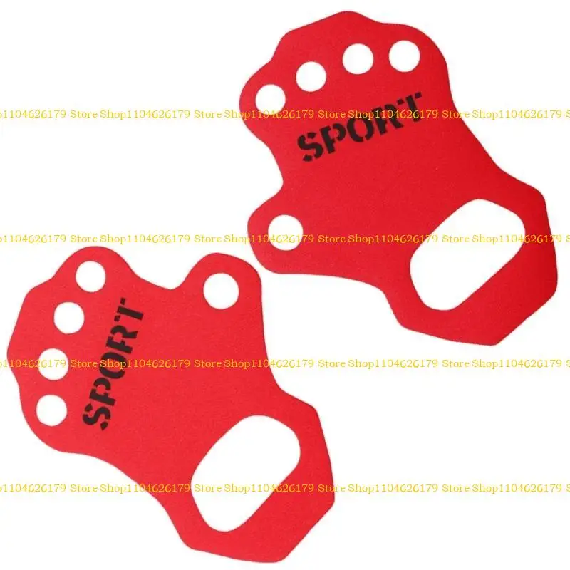 

A1A2 Nonslip Palms Protectors Five Finger Fitness Exercise Gloves Workout Grip Gloves