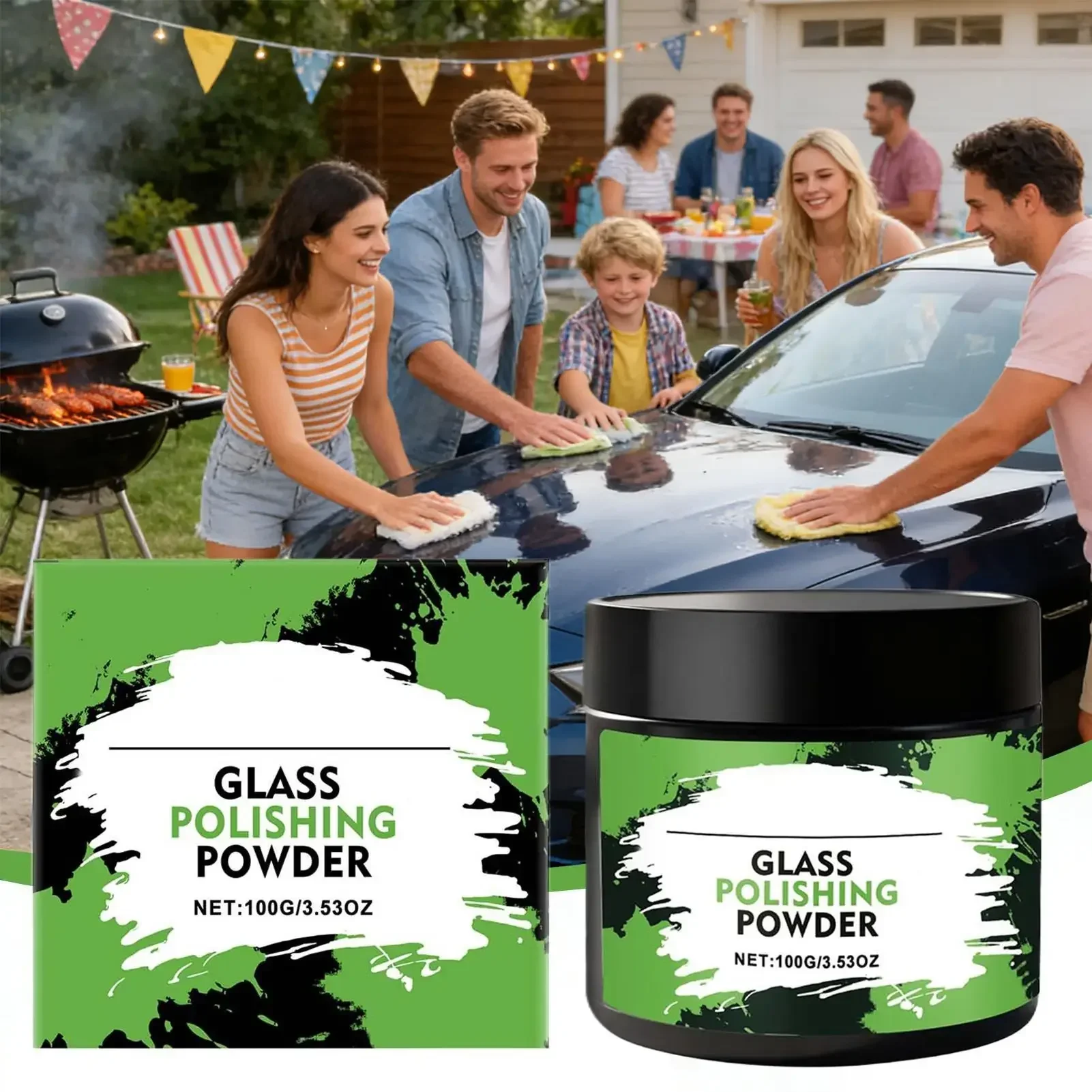 Restore Glass Clarity Polishing For Brightness|Glass Scratch Repair Powder Nanoscale Scratch Repair Super Glass Polishing Powder
