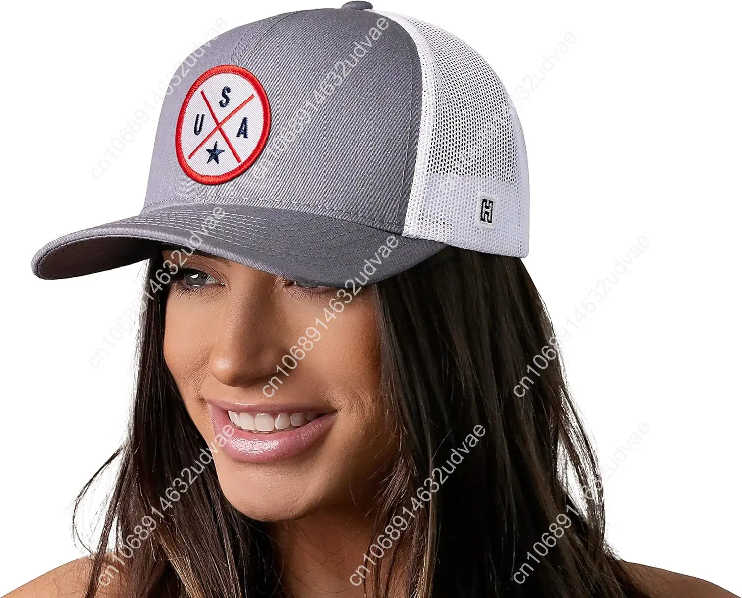 State City Trucker Hat for Men & Women, Adjustable Baseball Hat, Mesh Snapback, Sturdy Outdoor Black Golf Hat