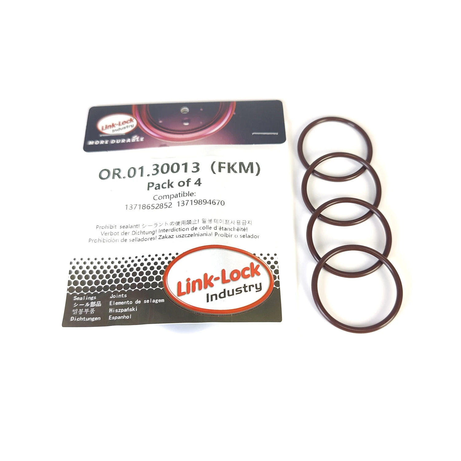 4PCS Fkm Viton OR.0…