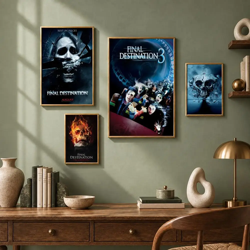 Horror Movie F-Final DestinationS Poster HD Self-Adhesive No Residue After Removal Ideal for All Kinds of Wall Decor