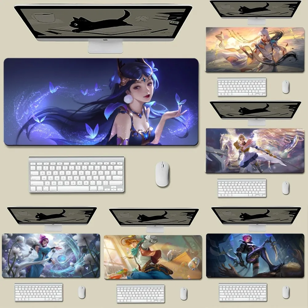 Game H-Honor Of Kings Mousepad New Arrivals Large Gaming Mousepad L XL XXL Gamer Mouse Pad Size For Keyboards Mat