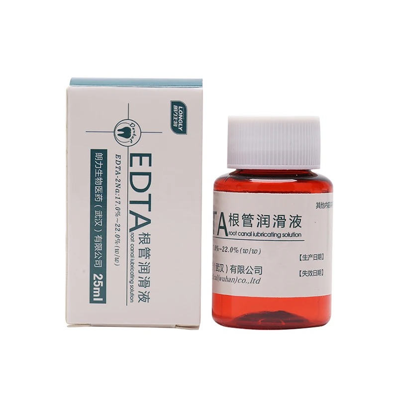 EDTA root canal lubricating solution 25ml,Root canal treatment，It is used for lubrication during root canal preparation