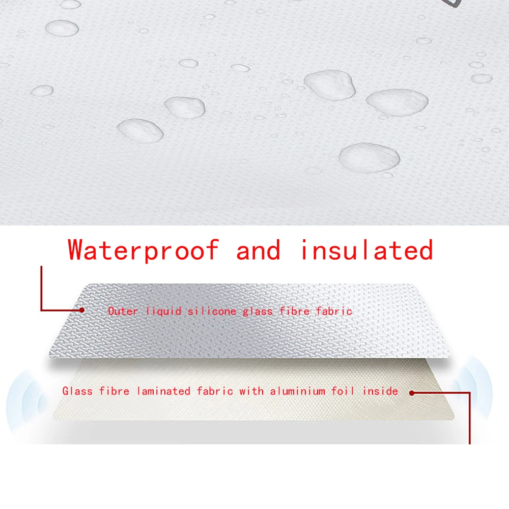Fireproof Document Bag Data File Home Storage Waterproof Moisture-proof A4 Paper Sealed Thickened Paragraph Zip Type Commercial