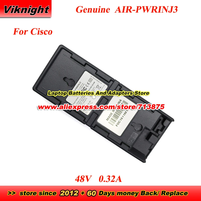 

Genuine AIR-PWRINJ3 Charger 48V 0.32A POE Power Adapter for Cisco Power Injector Series AP 350 1100 1130 1200