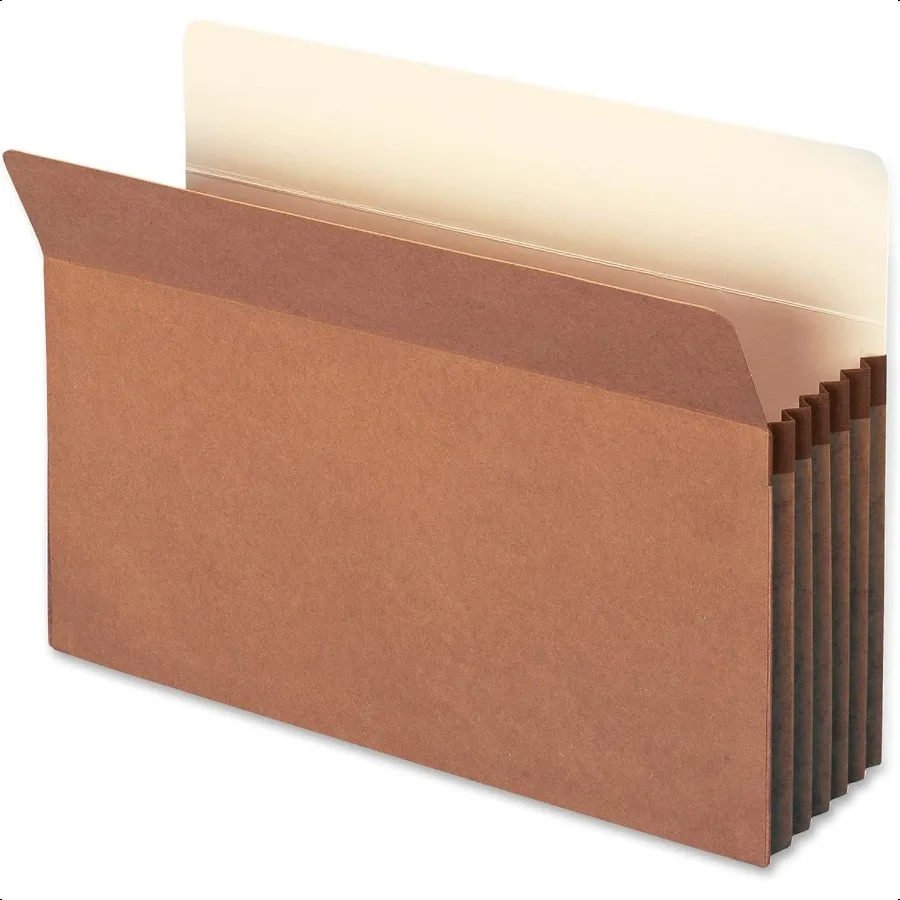 

File Pocket Straigut Tab 51 4 Expansion Legal Size Redrope 10 per Box 74234