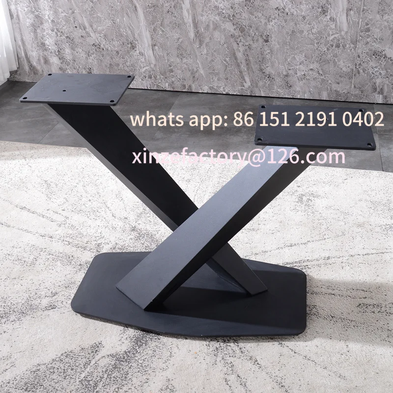 إكسسوارات قابلة للتخصيص أرجل طاولة رخامية إسكندنافية أقدام طاولة أرفف من الفولاذ المقاوم للصدأ دعامة قاعدة معدنية من الحديد المطاوع #2