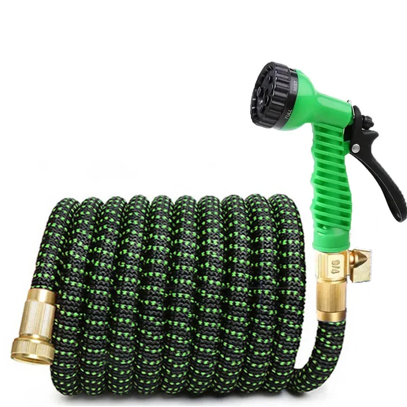 

Многофункциональный распылитель, расширяемый садовый шланг с резиновым материалом, выдвижной, легкий, без затяжек, герметичный, прочный