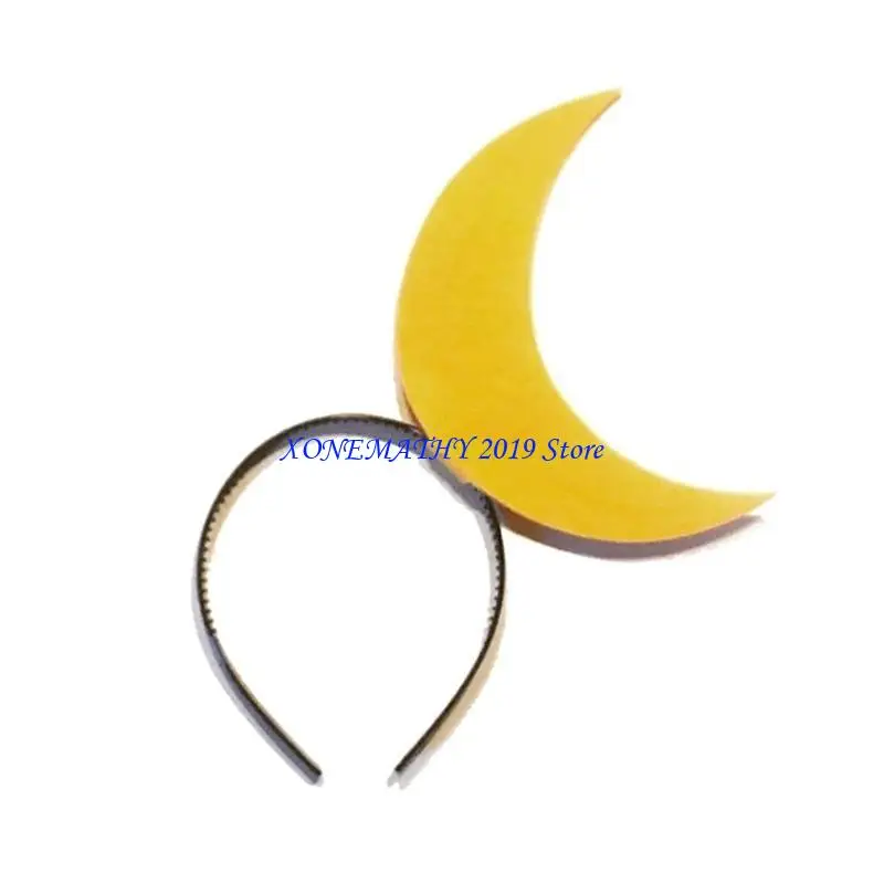 

F42F Head Bopper Sun Headpiece Star Headbands Creative Moon for Festival