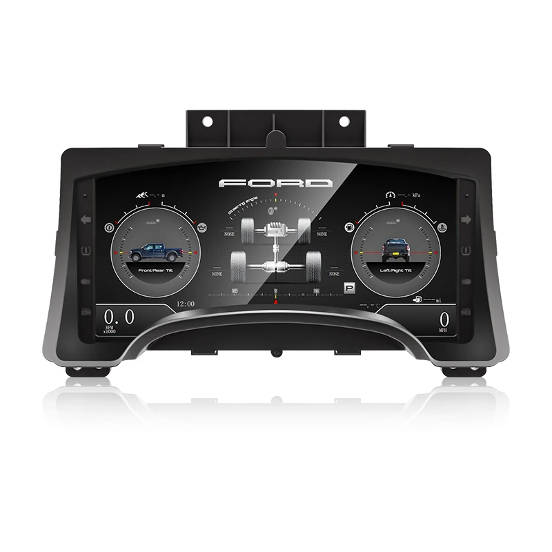 Navihua New Design For Ford F150 Raptor 2009 2012 13.1 inch LCD Dashboard Digital Cluster Linux System Auto Speedometer Meter