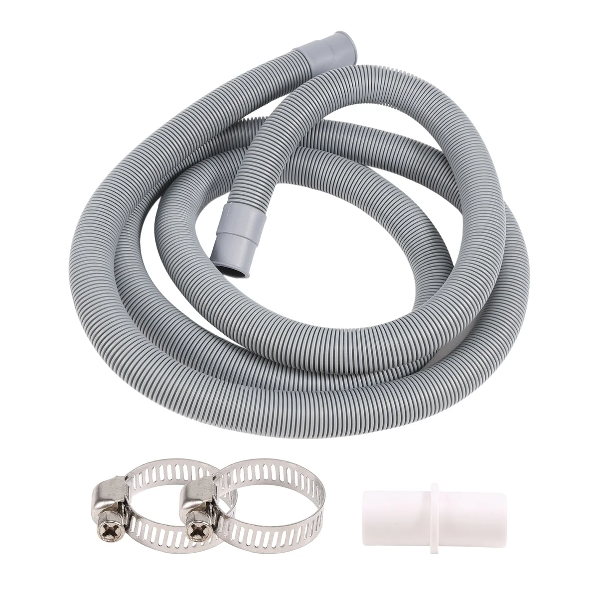 Drain Hose Extension for Washing Machines,2M Drain Hose Universal Washing Machine Hose,Drain Hose Dishwasher Extension