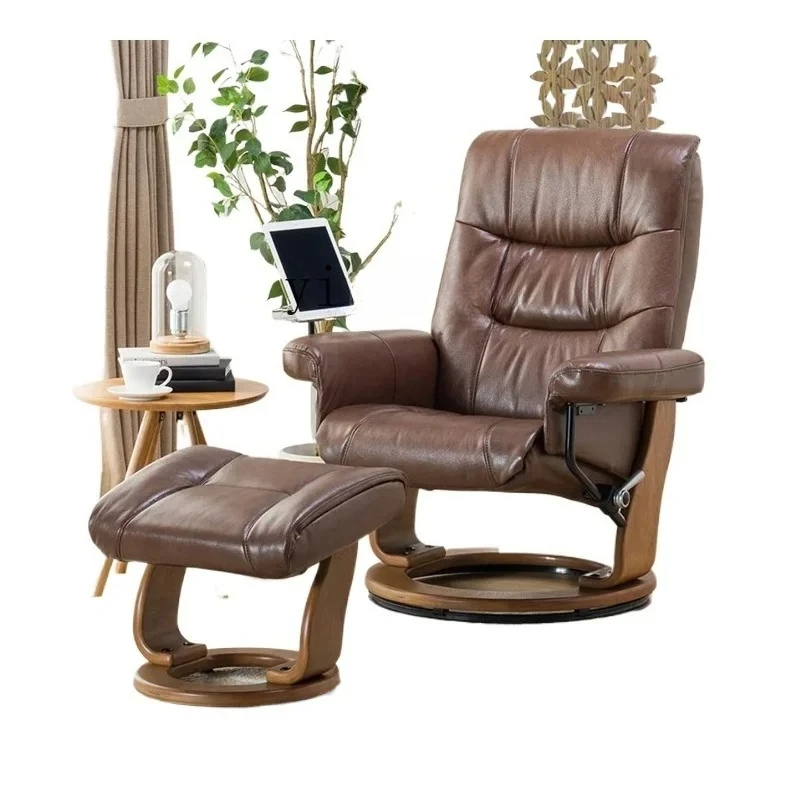 

HSN Deluxe Leather Sofa Chair Leisure Chair Lazy Lounge Chair Ralph