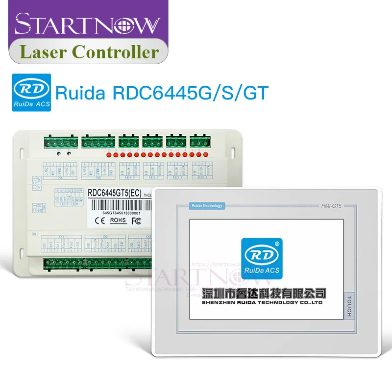 Ruida RDC6445G DSP Laser Controller System CO2 Laser Cutting Engraving Machine Control Board Mainboard With Display Panel