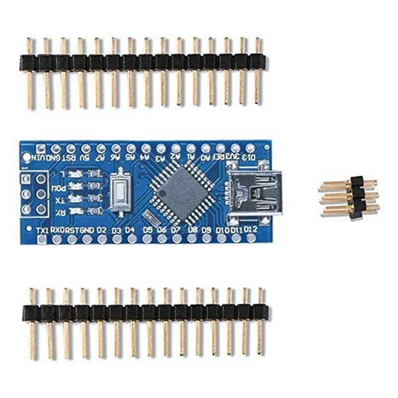 2014 Version Nano Board CH340/Atmega328p Compatible With Arduino Nano V3.0 (Pack Of 3 Without Mini USB Cable)