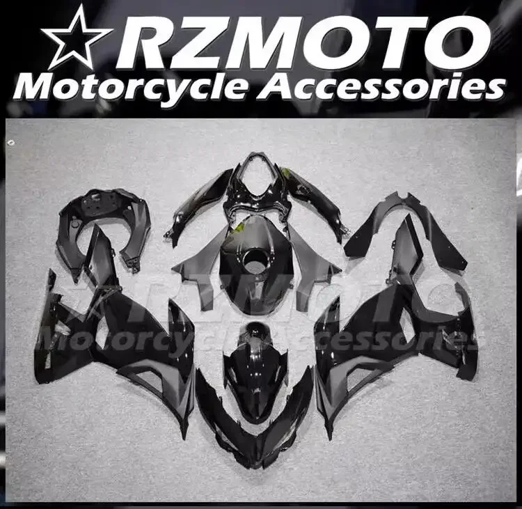 4Gifts New ABS Motorcycle Fairings Kit Fit For Kawasaki EX 250 400 2019 2020 2021 2022 2023 19 20 21 22 Bodywork Set Black