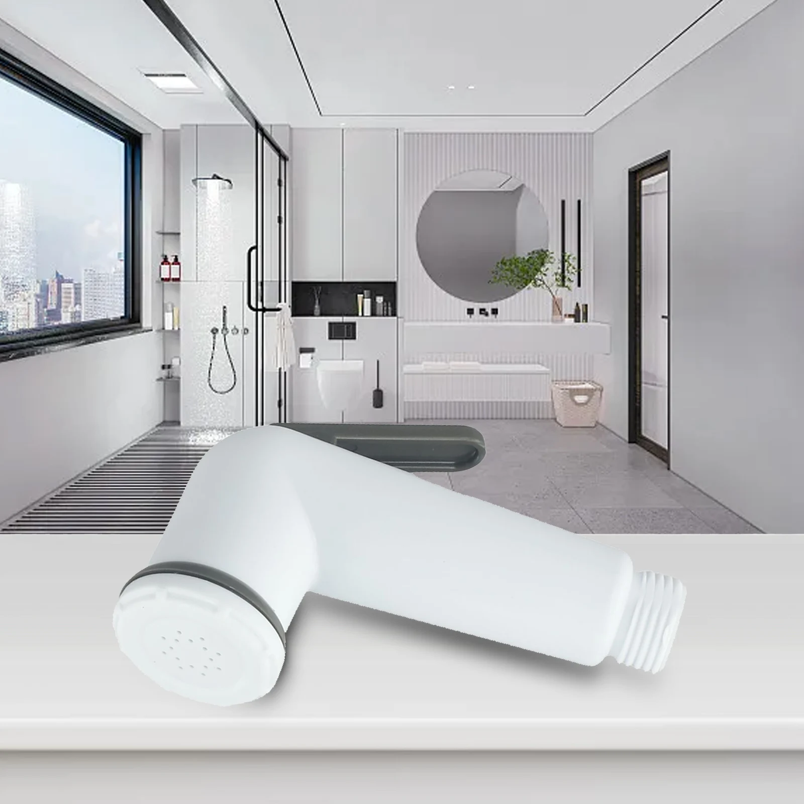 Flushing Toilets Shower Head，Handheld Sprayer，Sprayer Shower Head， Gardening Pet Bathing Used For Washing Washing Fruits， ABS