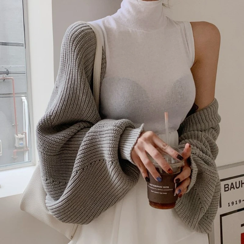 Mulheres slimteturtleneck transparente camisola 2026 verão cor sólida regata coreano sexy versátil casual colheita topo y2k roupas