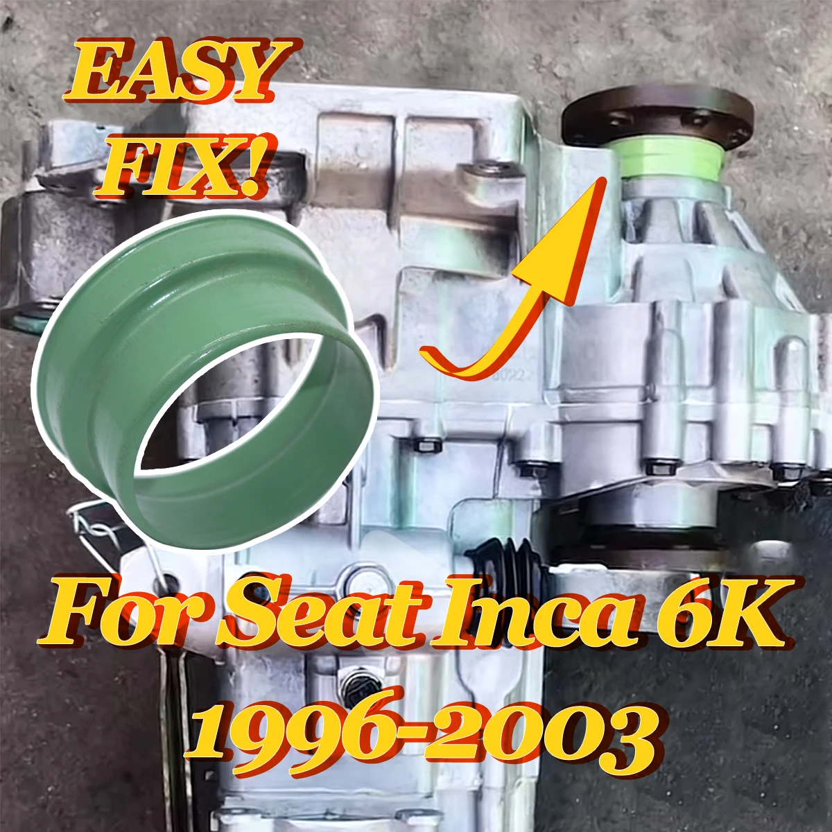 

5SP Manual Gearbox 020 Seal Housing Transmission Axle Drive Flange Sleeve For Seat Inca 6K 1996-2003 Cordoba 6K VW 020301192A